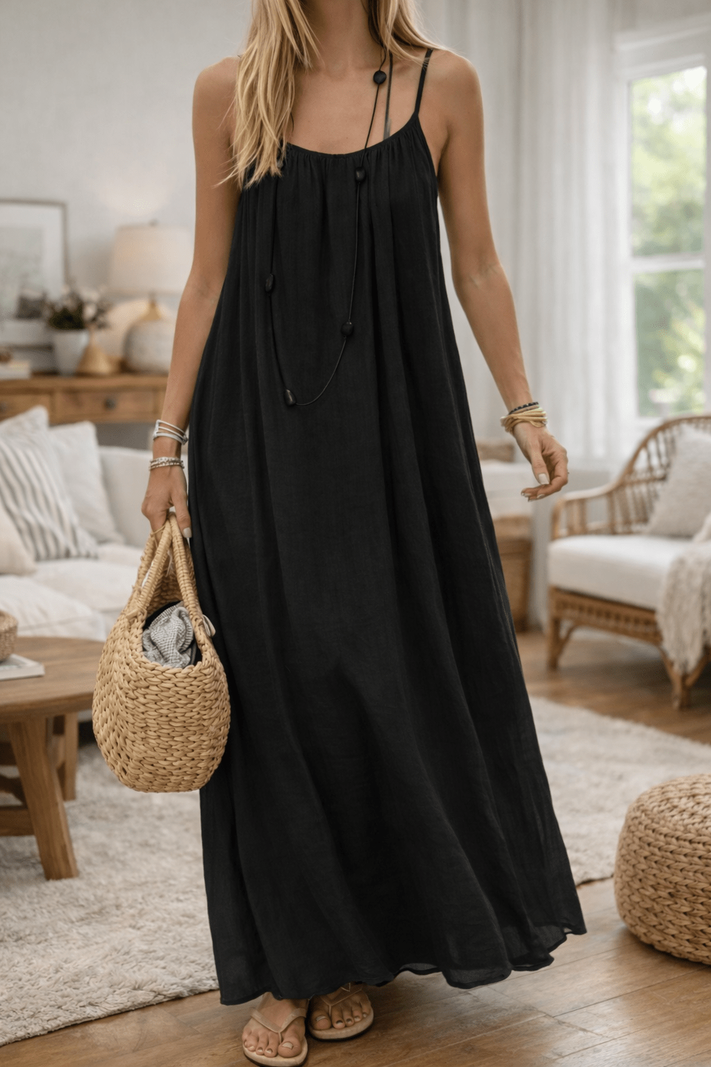 Robe Maxi Dos Nu | Légère & Élégante — Toutes Silhouettes