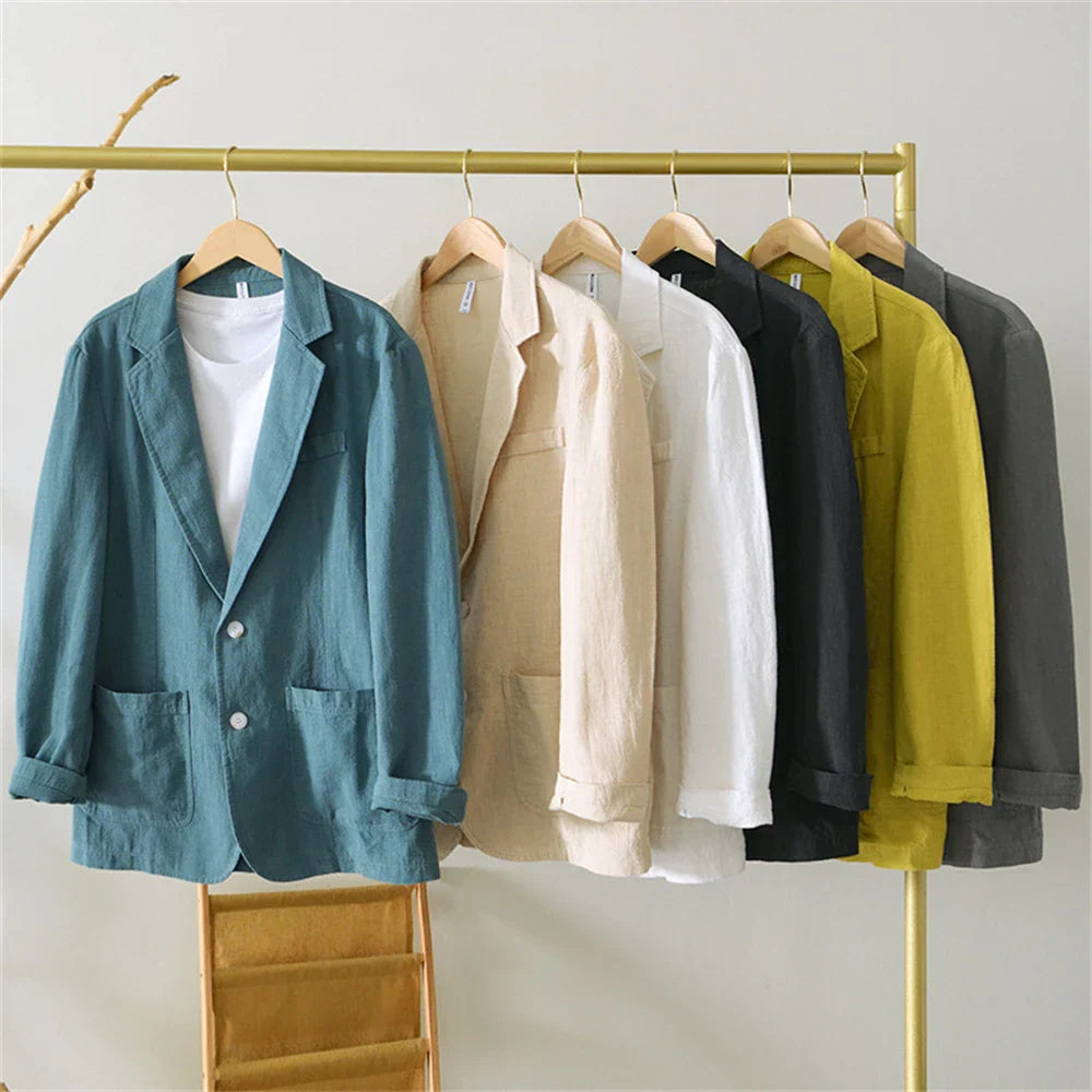 LÉON | Veste d'Été en Lin pour Homme